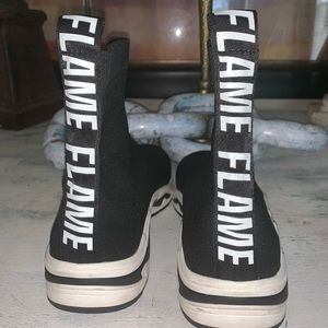 sandro flame sock sneakers